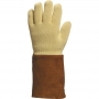 Rękawice antyprzecięciowe z włókna Kevlar(r) wysokiej odporności na ciepło z mankietem KCA15
